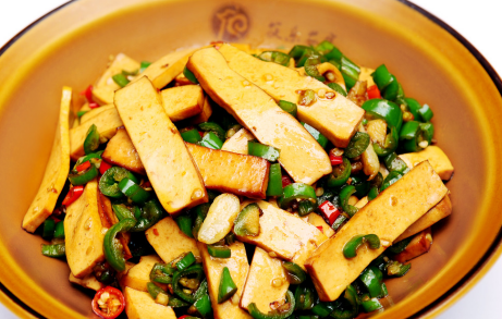 肉末蒜香炒豆干