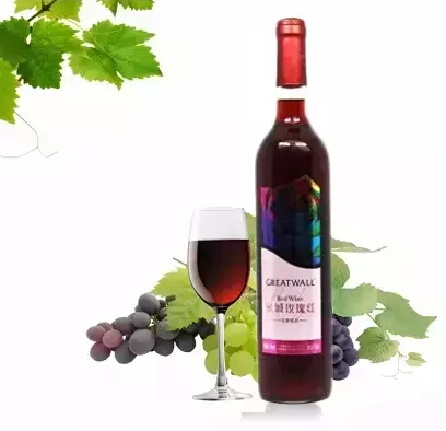 长城玫瑰红红葡萄酒750ml