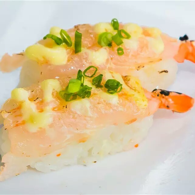 酱烧玻璃虾寿司(1件)