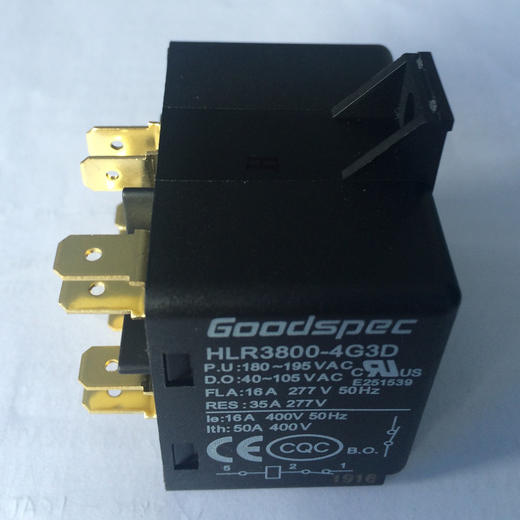 HLR3800-4O3D单相电动机(压缩机)启动继电器 商品图1