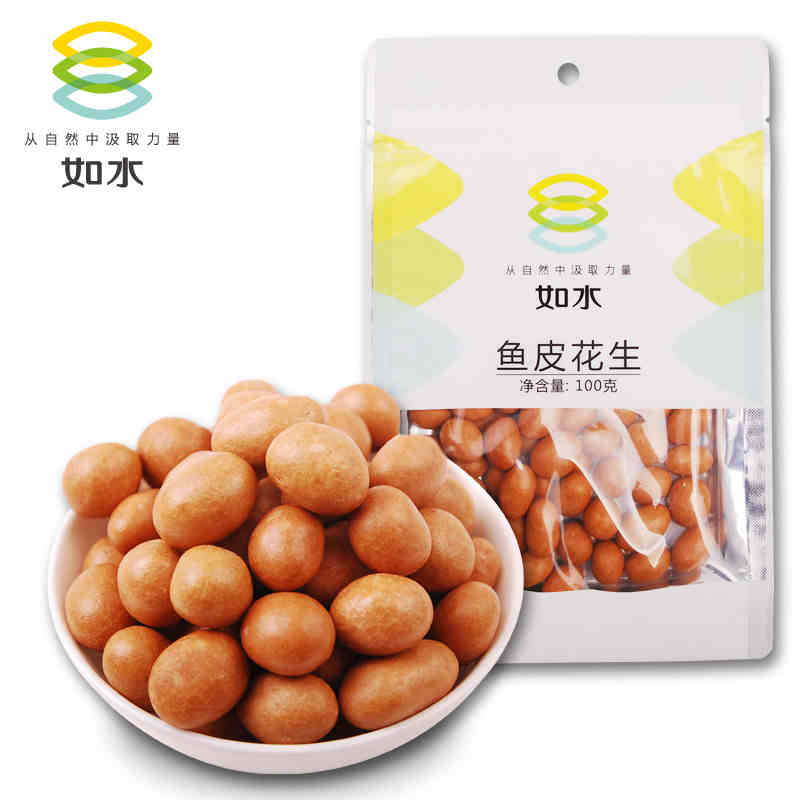 如水鱼皮花生100g