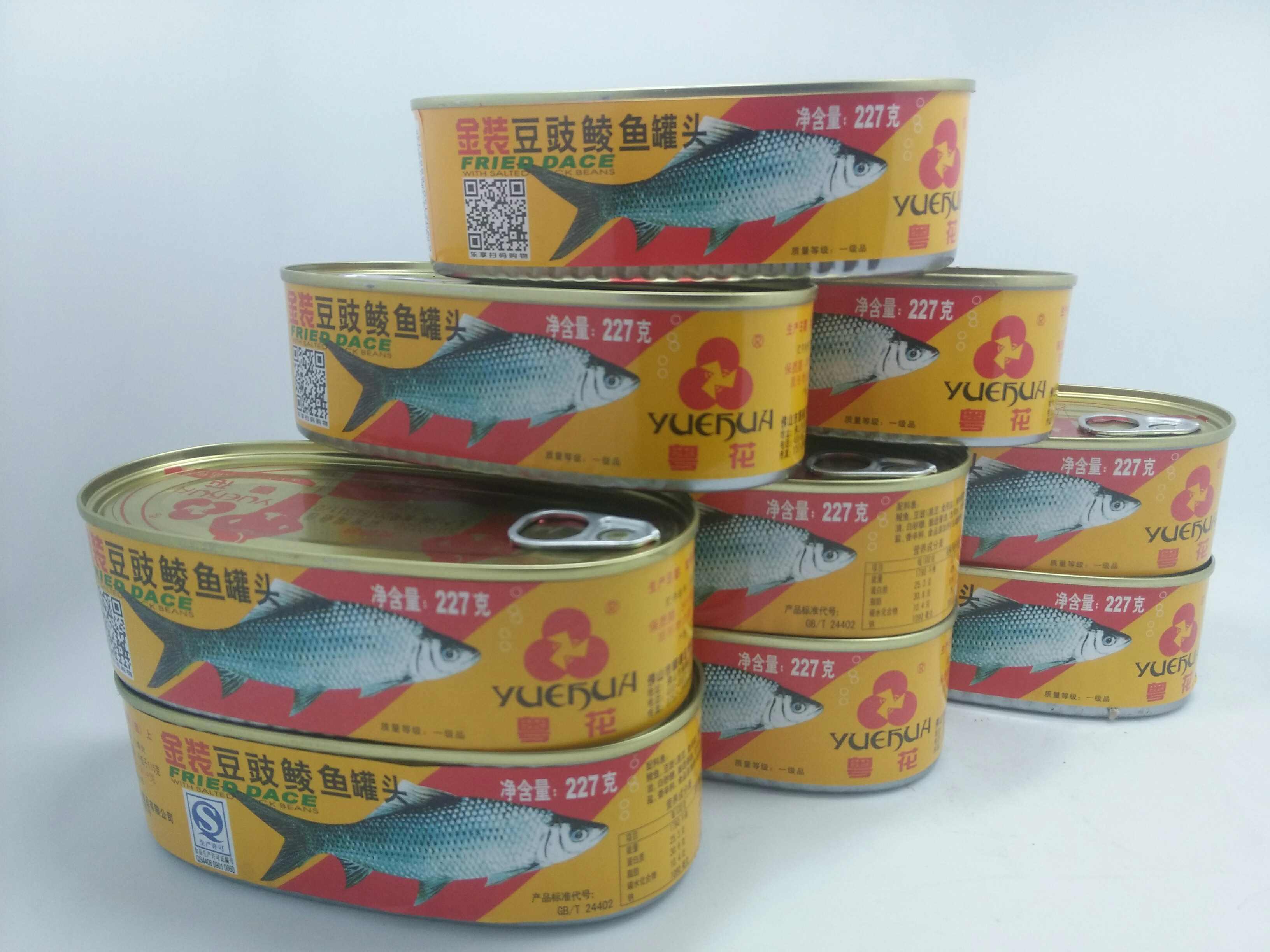 粤花金装豆豉鲮鱼 227g