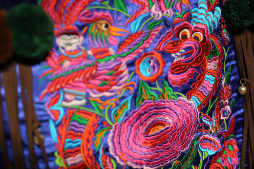 山谷居民品牌时尚苗绣单肩包/手提包 - 游龙戏凤 商品图5