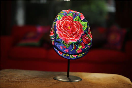 山谷居民品牌时尚苗绣帽子 - 雅栀/炫舞/灿莲/娇颜/紫鸢 商品图6