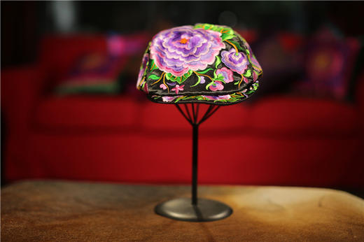 山谷居民品牌时尚苗绣帽子 - 雅栀/炫舞/灿莲/娇颜/紫鸢 商品图4