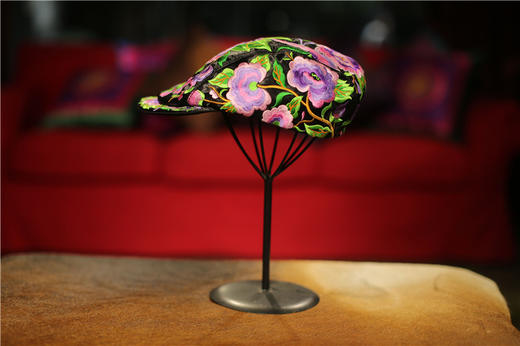 山谷居民品牌时尚苗绣帽子 - 雅栀/炫舞/灿莲/娇颜/紫鸢 商品图5