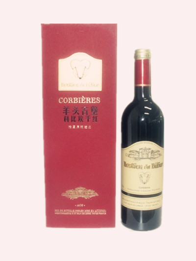 羊头古堡科比埃法国进口干红葡萄酒