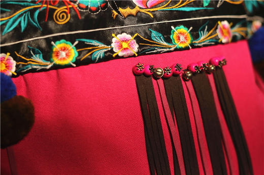 山谷居民品牌时尚苗绣单肩包/手提包 - 凤凰花开 商品图4