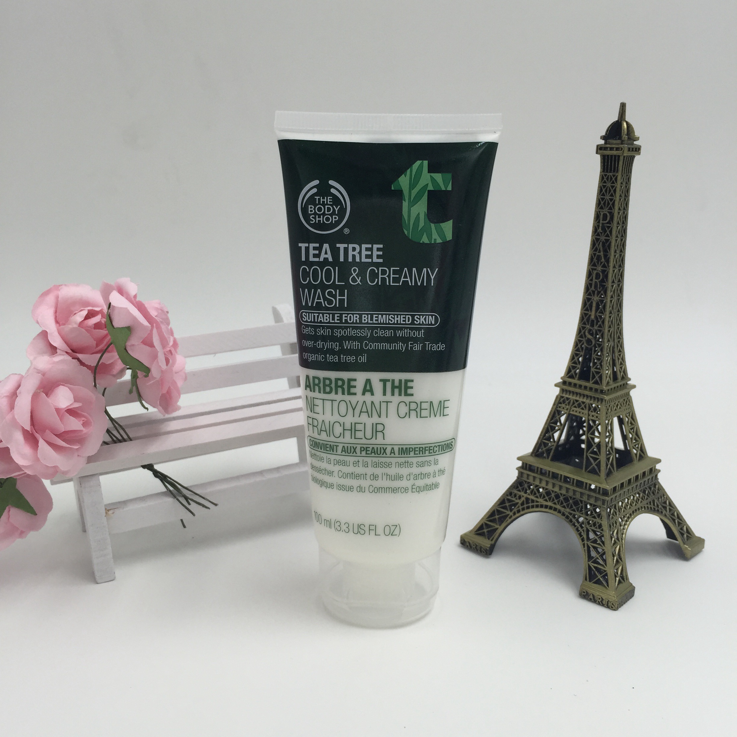 英国the body shop美体小铺茶树泡沫洗面奶 100ml