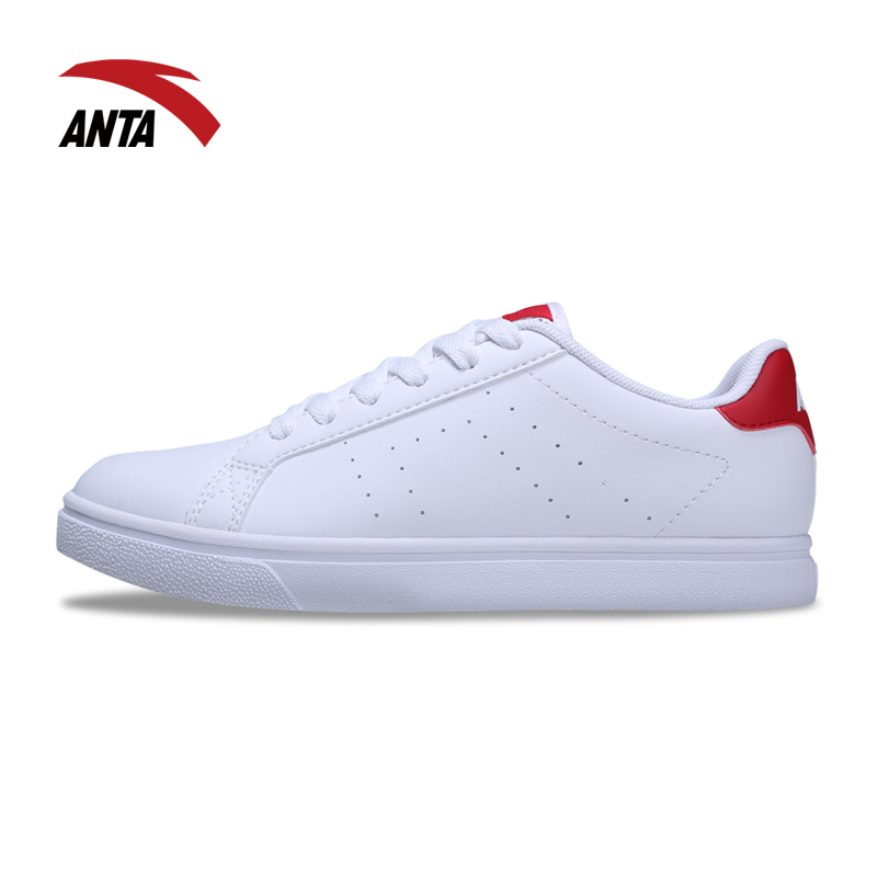 安踏女鞋时尚白色板鞋运动鞋2016新款夏季休闲鞋学生小白鞋潮鞋女