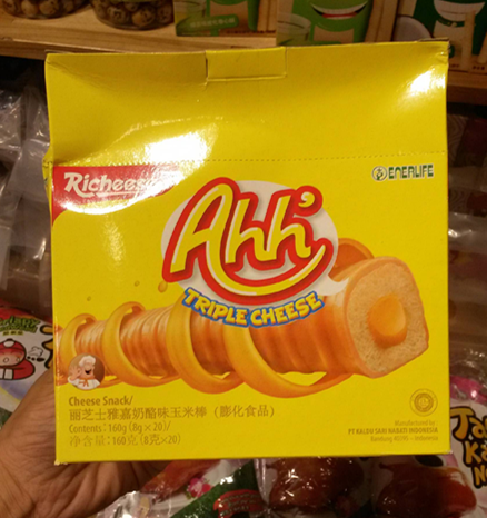 丽芝士雅嘉奶酪玉米棒160g