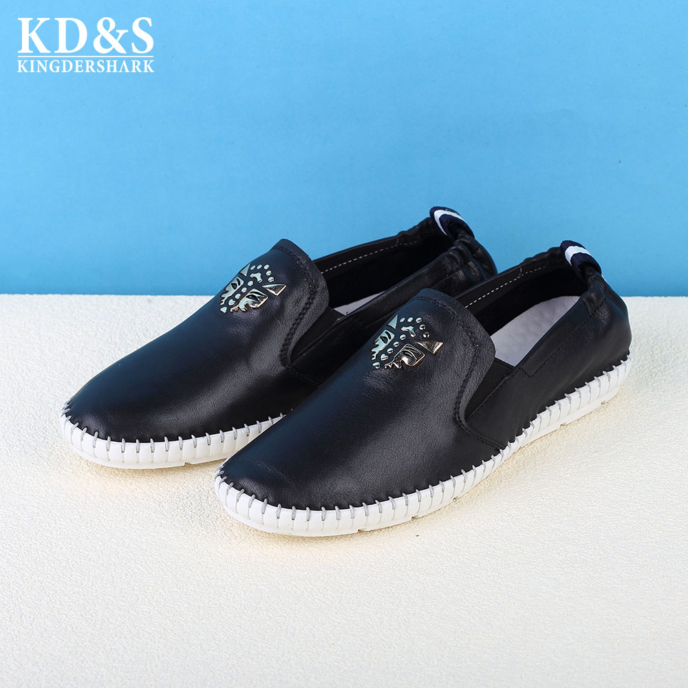 男士休闲套脚牢固行线松紧后跟男皮鞋kg5160341183/kg5160341182/kg