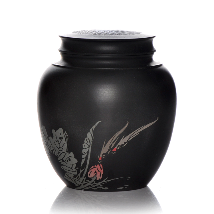 云南建水紫陶少石作品茶罐