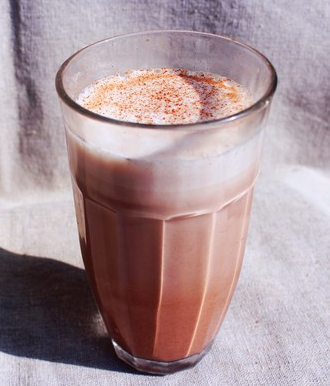 可可海盐奶盖(冰)