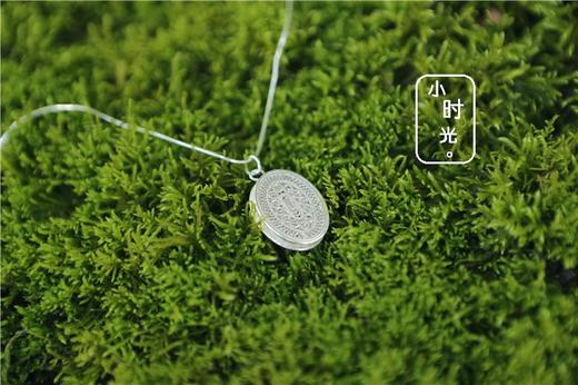 山谷居民品牌手工拉丝素银吊坠/不含链 - 小时光 商品图3