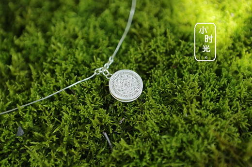 山谷居民品牌手工拉丝素银吊坠/不含链 - 小时光 商品图8