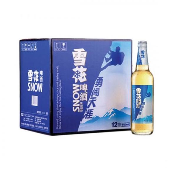 雪花勇闯天涯啤酒500mL*12瓶(一箱)