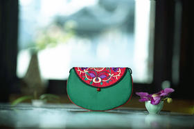 山谷居民品牌时尚苗绣小包 - 郁金/小翠/罗兰/紫薇