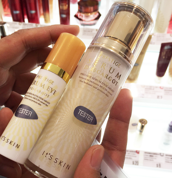 its skin伊思蜗牛精华套盒40ml 眼霜15ml套装润白肌肤 弹润修护