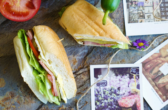 牛肉酸黄瓜三明治