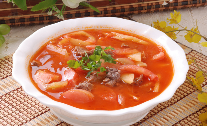 柒酒私家菜-牛肉地瓜柿子 餐盒1元