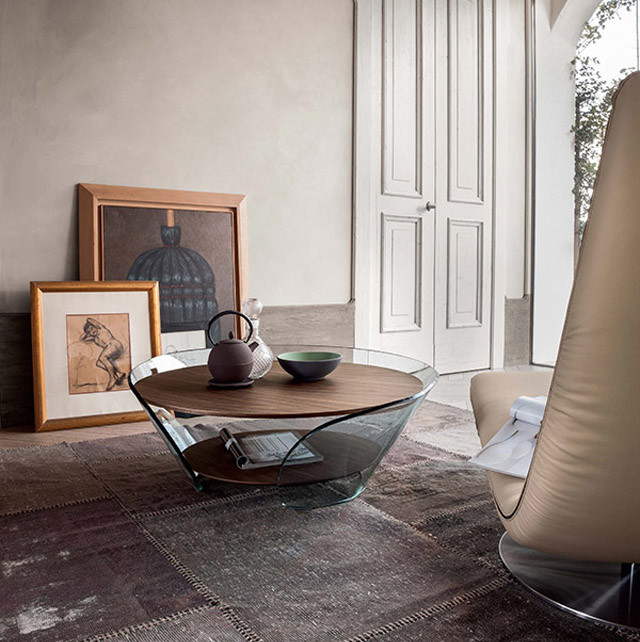 意大利米兰风格现代实木茶几