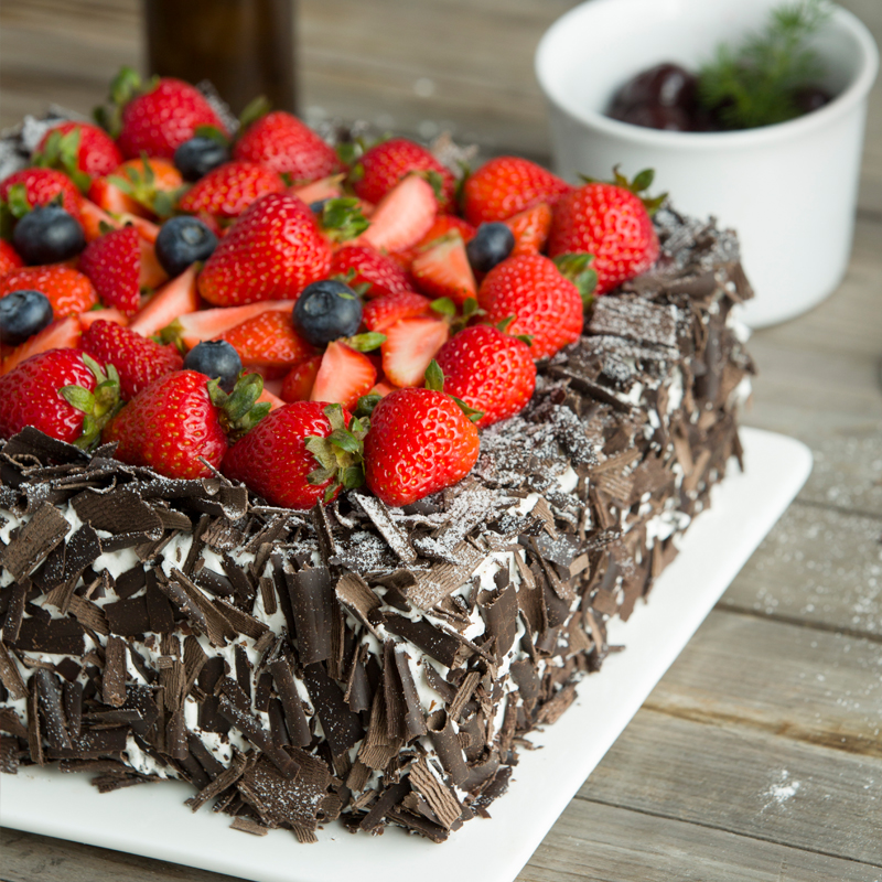 草莓黑森林蛋糕(重庆)-2磅148元