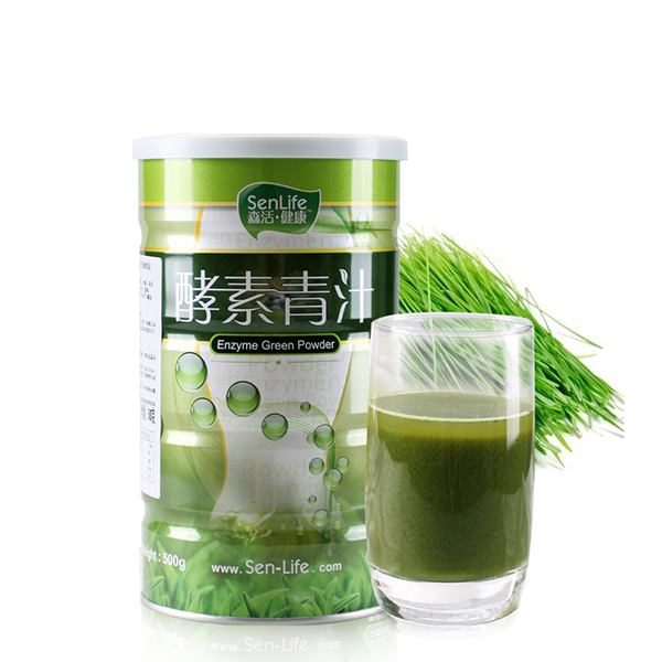 森活酵素青汁 大麦若叶青汁粉末 强碱性膳食纤维粉代餐粉