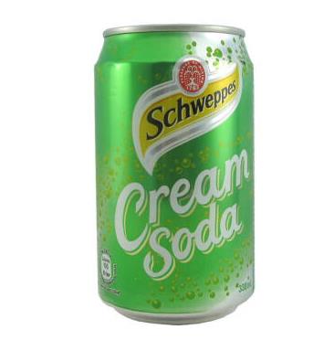 香港玉泉奶油(忌廉)苏打汽水330ml