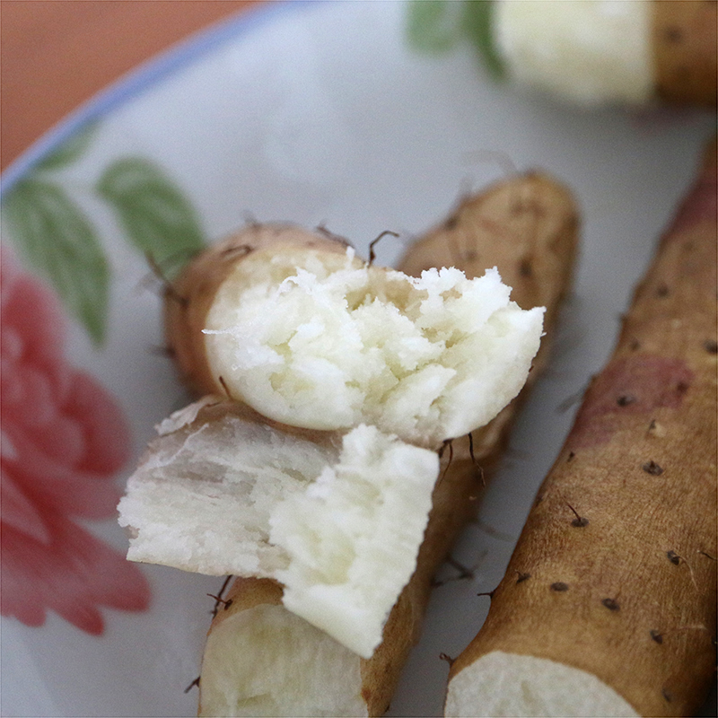 皮薄肉糯的白玉山药!根根精选 赛铁棍山药 5斤装 另有400g装