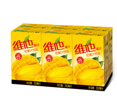 维他 芒果汁 250ml*6盒/组