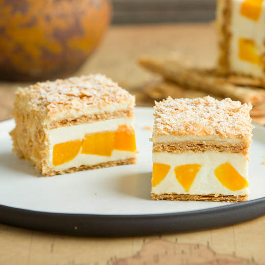 【经典热卖】芒果拿破仑下午茶，酥酥脆脆的拿破仑+香甜芒果（赣州幸福西饼蛋糕） 商品图2