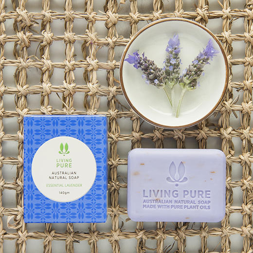 丽珀Living Pure天然香皂(薰衣草精华) 商品图0