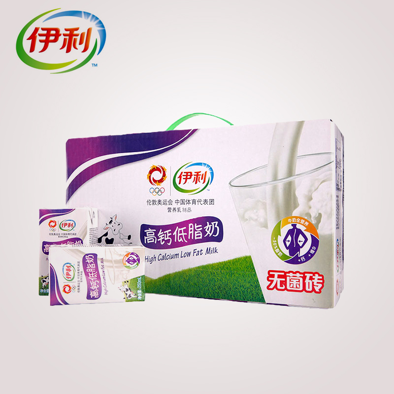 伊利高钙低脂奶250ml*24(整件)