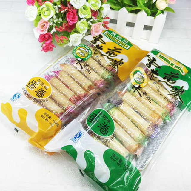 米老头 雪花煎卷蛋卷150g(零食·饼干糕点)