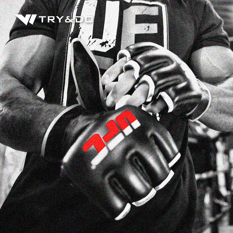 半指拳击手套散打格斗ufc半指拳套搏击训练mma拳击套打沙袋泰拳套