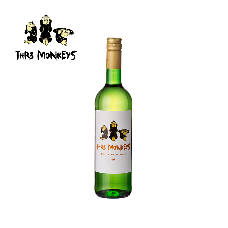 三只猴子白葡萄酒 【swedish import】 thr3 monkeys fruity white
