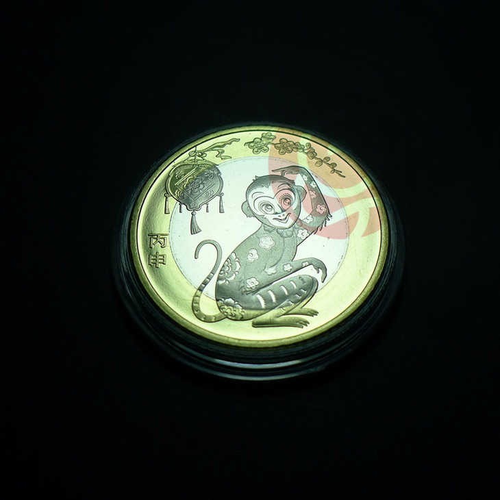 猴年纪念币!卷拆原光