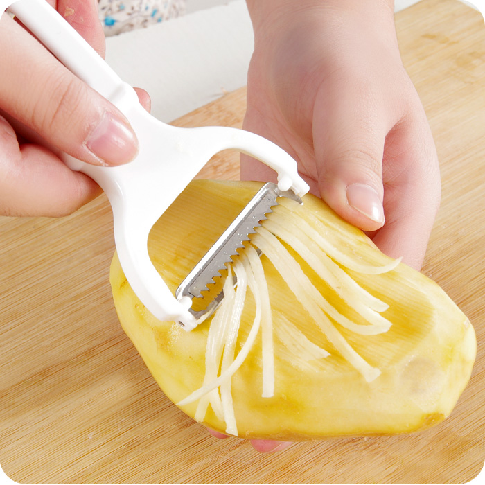 不锈钢蔬果刨丝器切丝刀 厨房土豆丝萝卜丝刨丝刀 切丝器