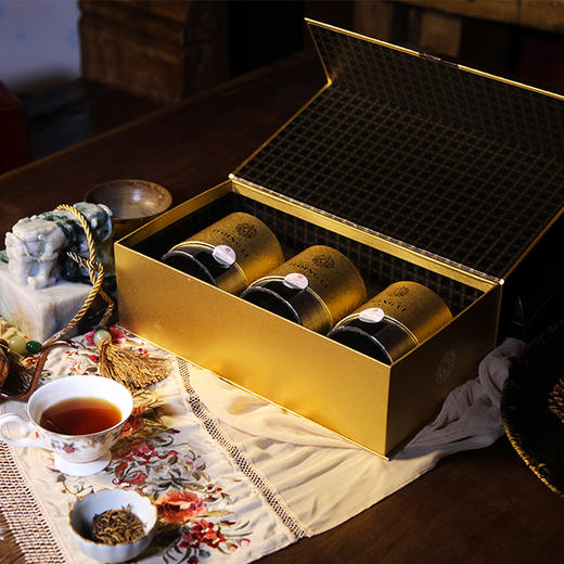 【茶中软黄金】积庆里 英红九号 金毛毫225克礼盒装 商品图0