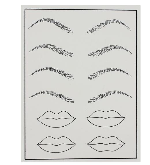 练习皮-普通眉唇皮 商品图2