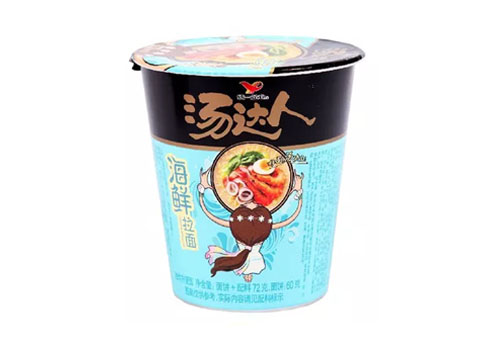 统一汤达人海鲜杯面72g(方便面)/杯