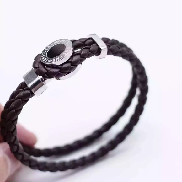 再爆牛货!MontBlanc万宝龙 时尚编织手环 代工
