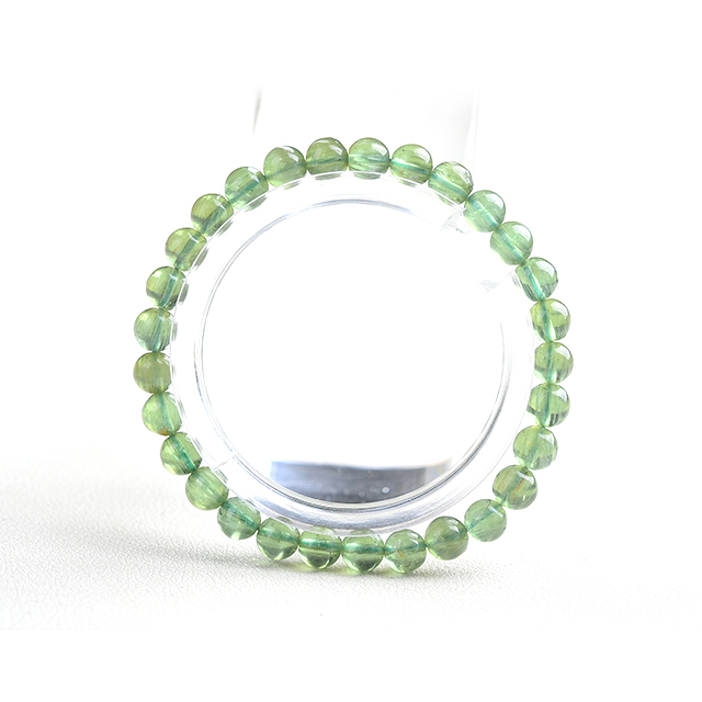 珍贵稀少 天然绿磷灰石手链 清新翠绿 时尚迷人[bh1188]