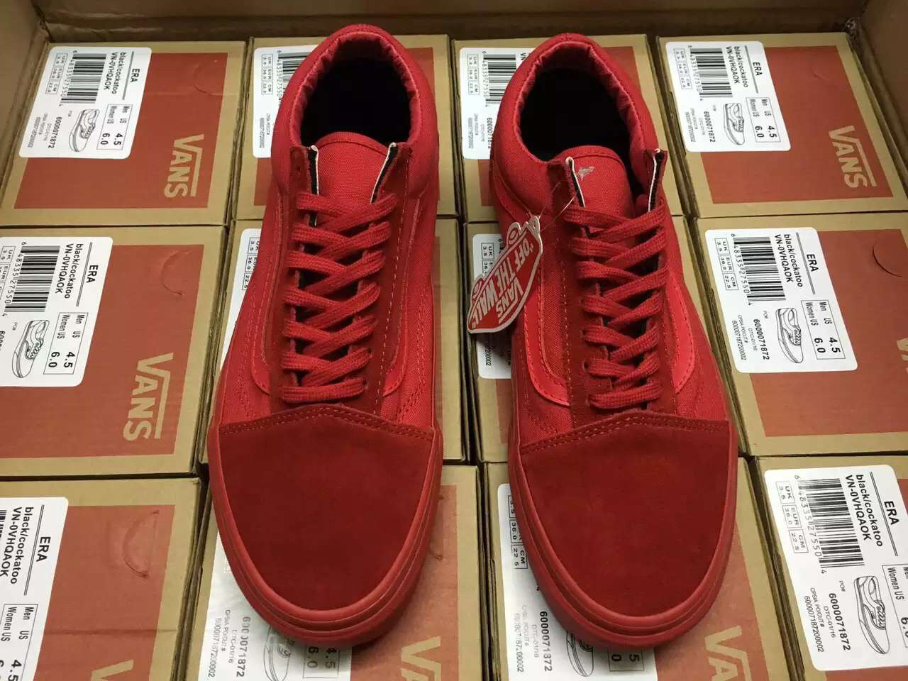 v*s sk8 os 全红椰子 低帮经典款 男女鞋