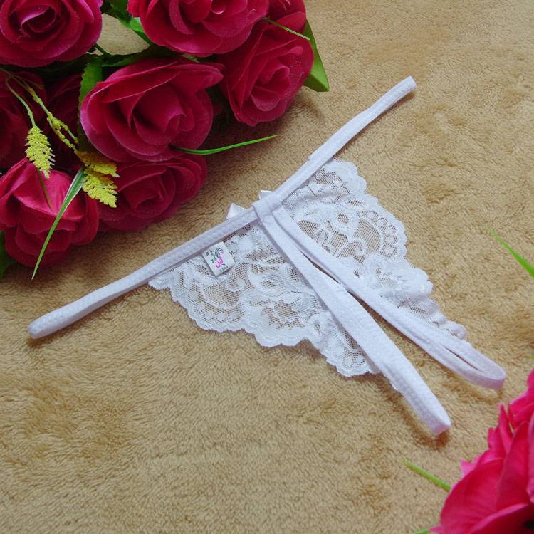 蝴蝶形 开裆丁字裤t裤 女士性感情趣内裤