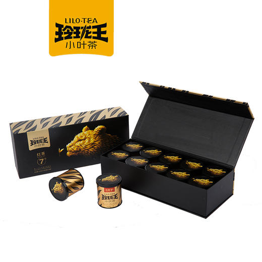 玲珑王小叶茶7号礼盒红茶装高山云雾茶叶湖南桂东冷泡热泡茶 商品图2