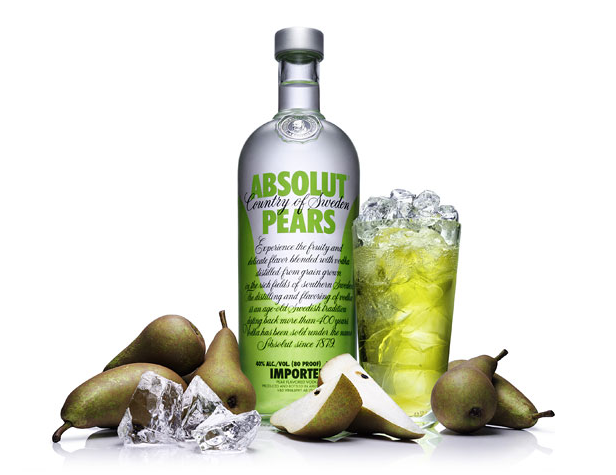 绝对伏特加苹果梨味 700ml鸡尾酒原瓶进口洋酒absolut 烈酒