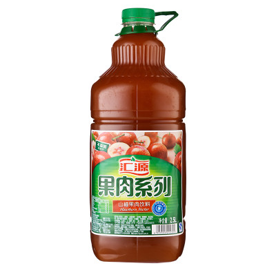 【酒饮】汇源山楂果肉汁2.5l桶