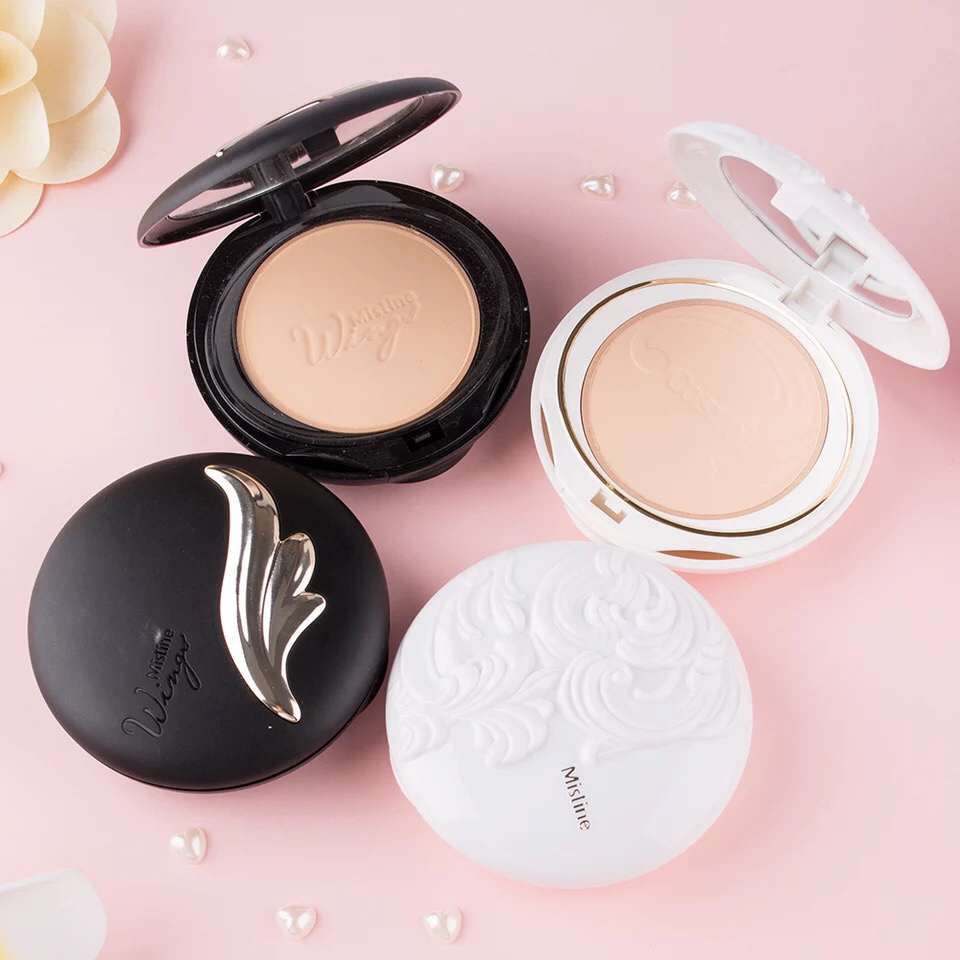 泰国mistinewings羽翼粉饼 防晒控油定妆 轻薄干湿两用